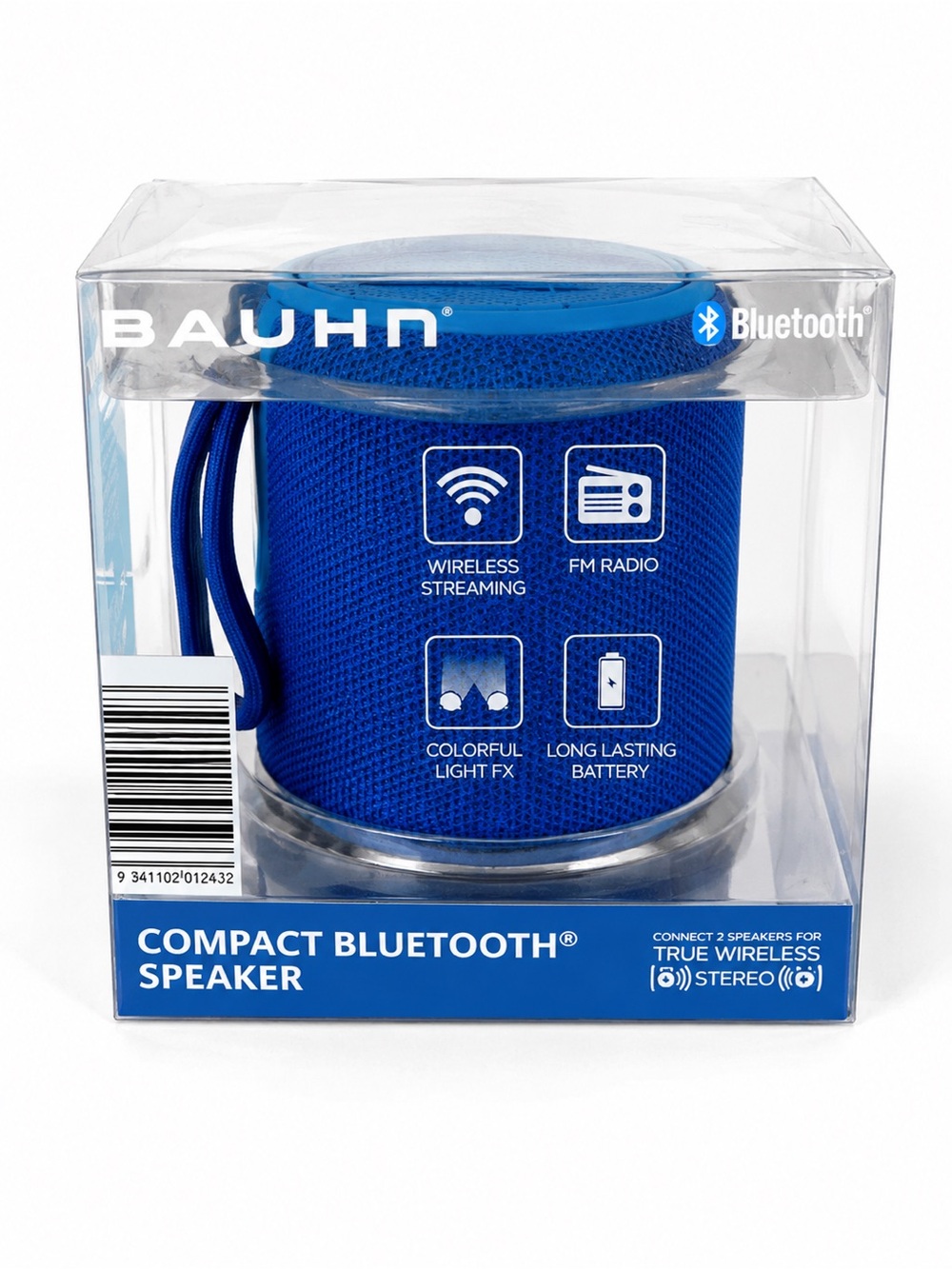 Compact Bluetooth Speaker - Blue
